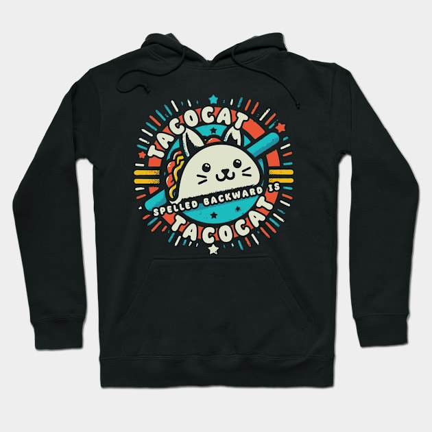 Tacocat Spelled Backward Is Tacocat Hoodie by Trendsdk